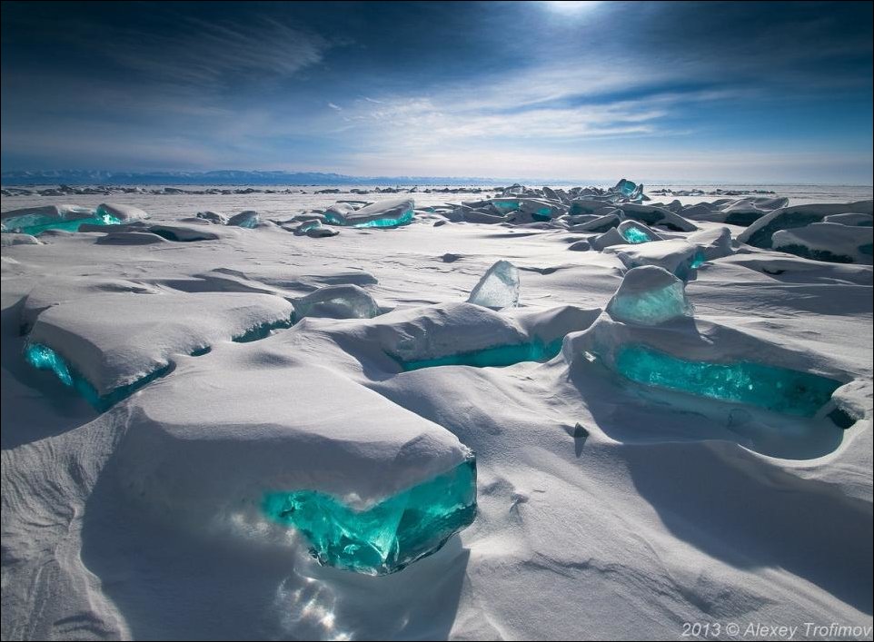 Лёд под снегом